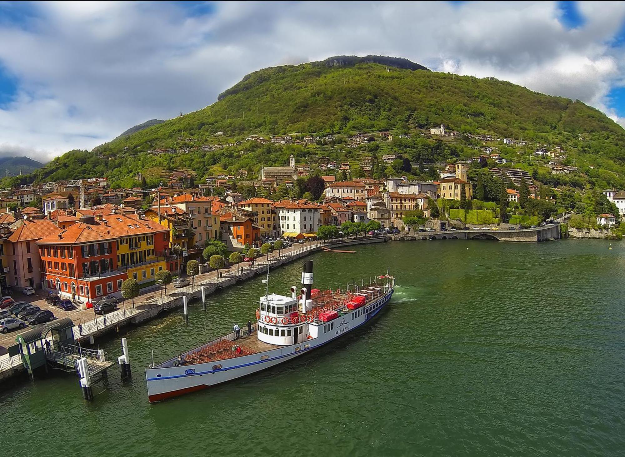 Elegant Historic Large House On Lake Como Apartment Граведона Екстериор снимка